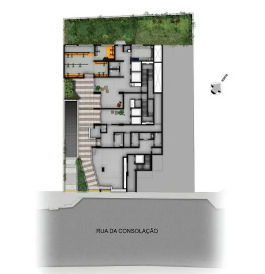 Studio à venda com 25m², 0 quartos sem vaga - 17