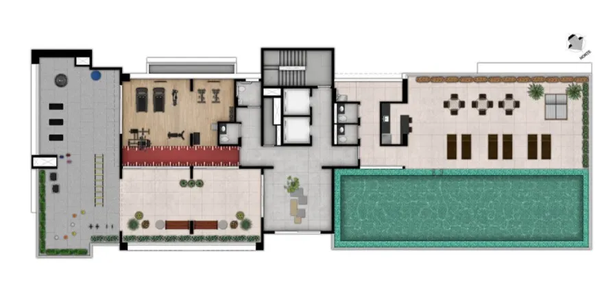 Studio à venda com 25m², 0 quartos sem vaga - 15