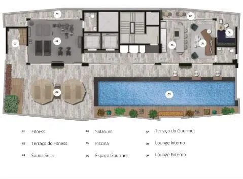 Studio à venda com 29m², 0 quartos sem vaga - 17
