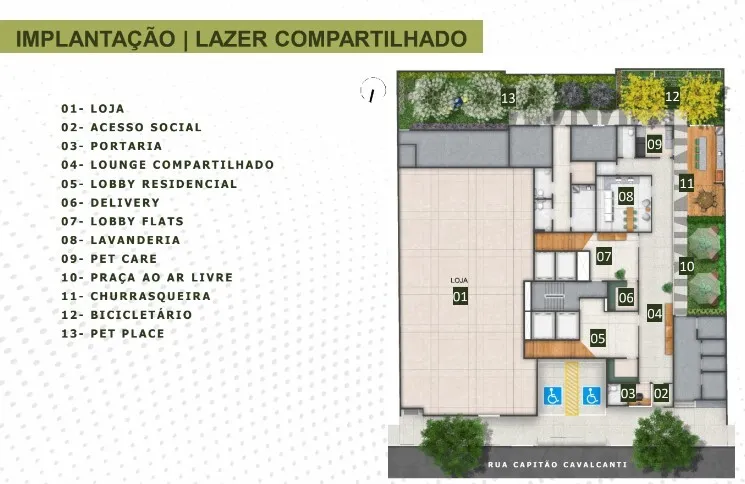 Apartamento à venda com 32m², 1 quarto sem vaga - 15