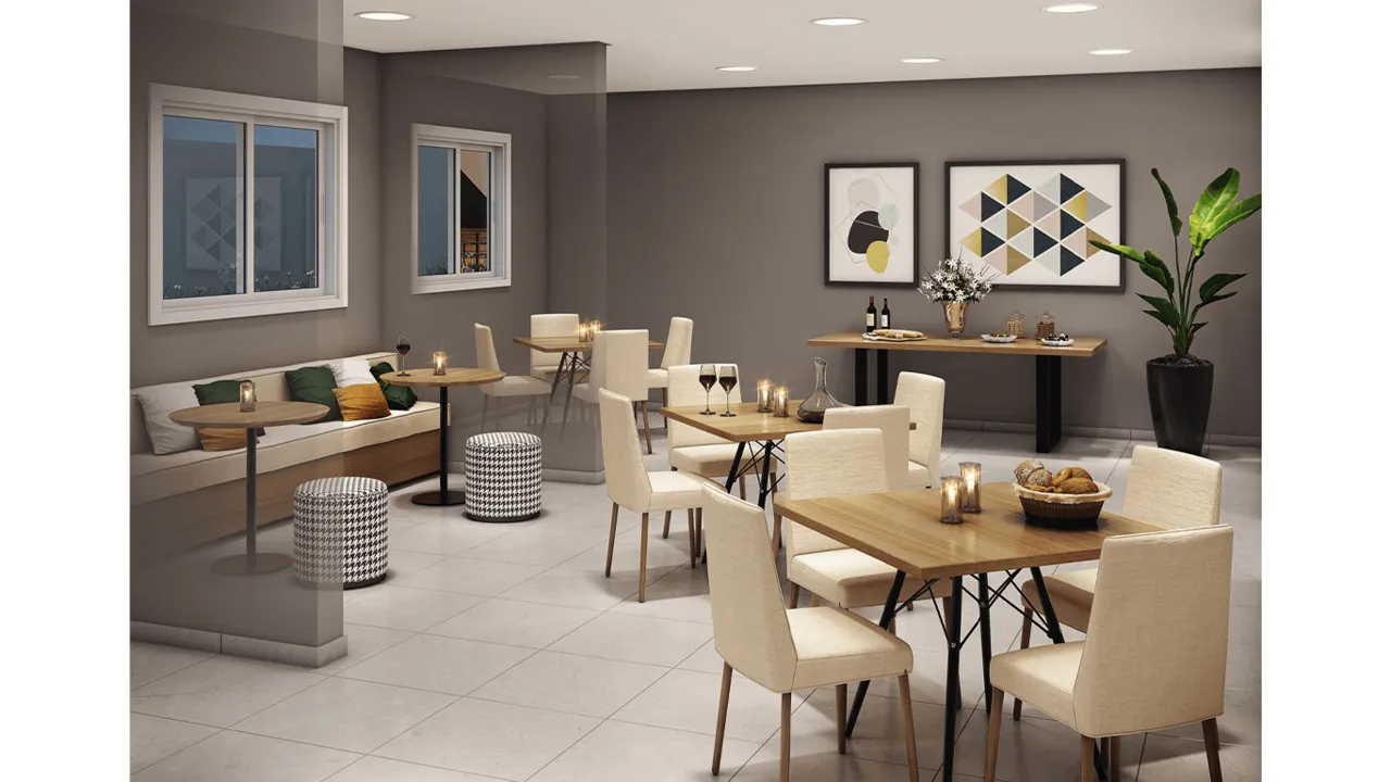 Apartamento à venda com 39m², 2 quartos sem vaga - 2