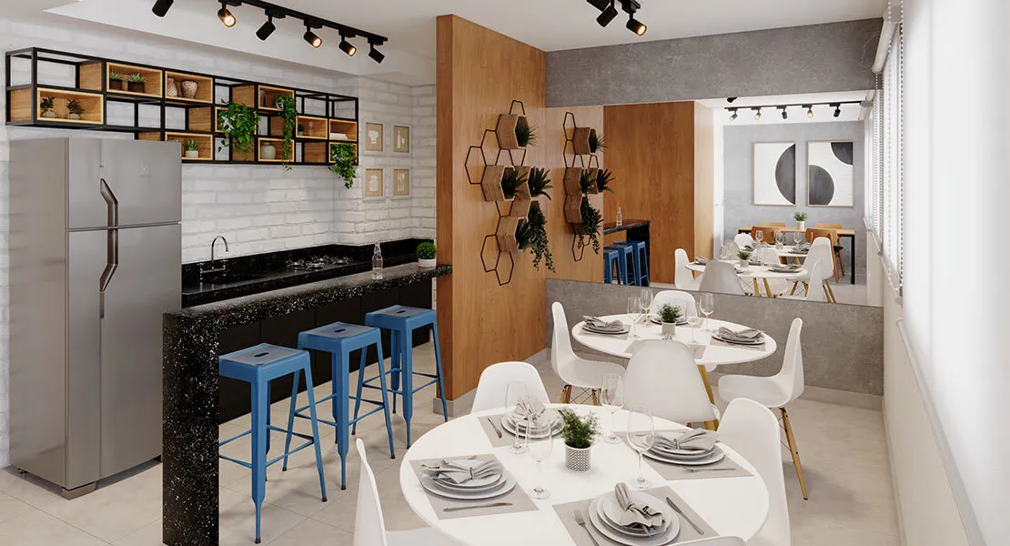 Apartamento à venda com 33m², 2 quartos sem vaga - 7