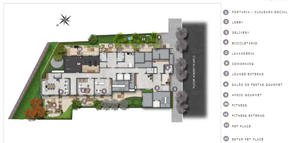 Apartamento à venda com 43m², 2 quartos sem vaga - 20