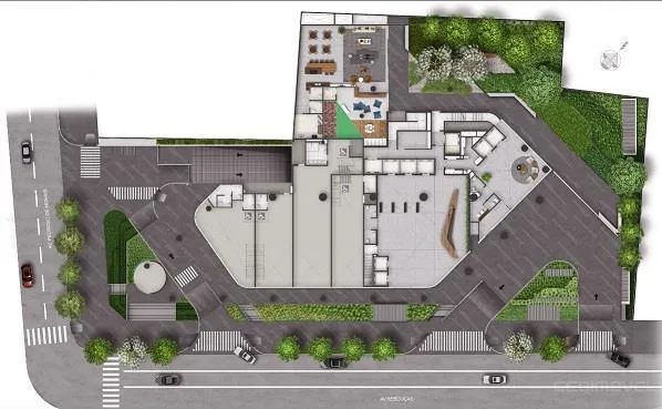 Studio à venda com 39m², 0 quartos com vaga - 19