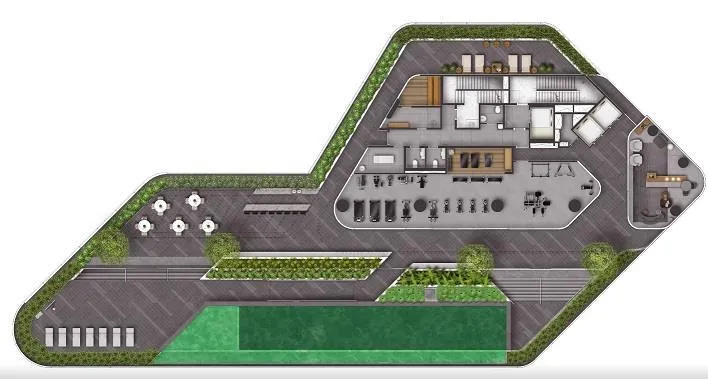 Studio à venda com 39m², 0 quartos com vaga - 20