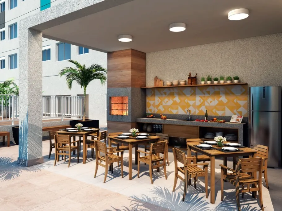 Apartamento à venda com 34m², 2 quartos sem vaga - 1