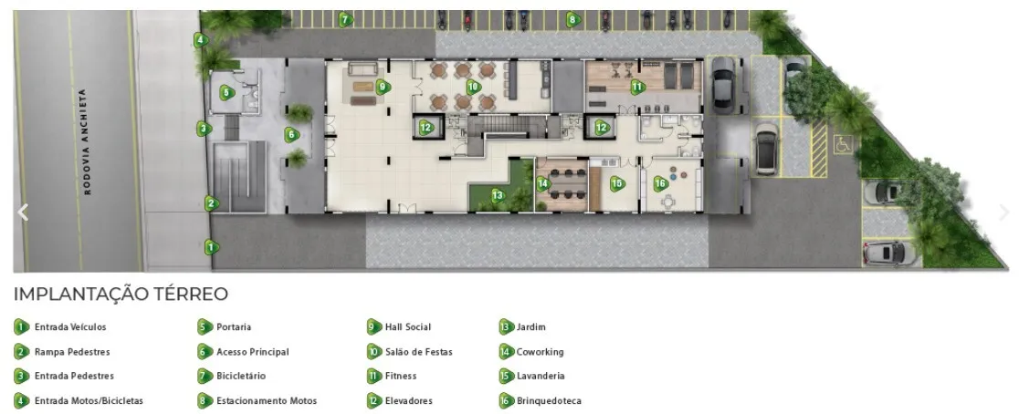 Apartamento à venda com 42m², 2 quartos sem vaga - 15