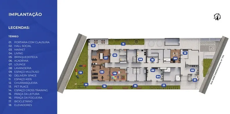 Apartamento à venda com 68m², 1 quarto sem vaga - 15