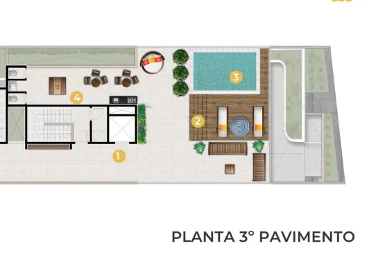 Studio à venda com 32m², 0 quartos sem vaga - 12