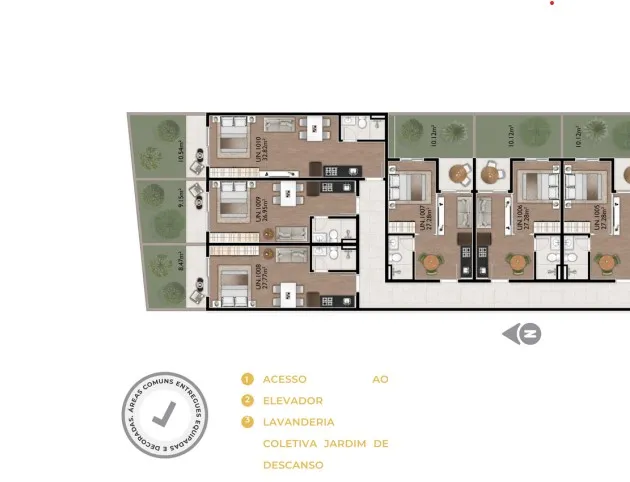 Studio à venda com 32m², 0 quartos sem vaga - 14