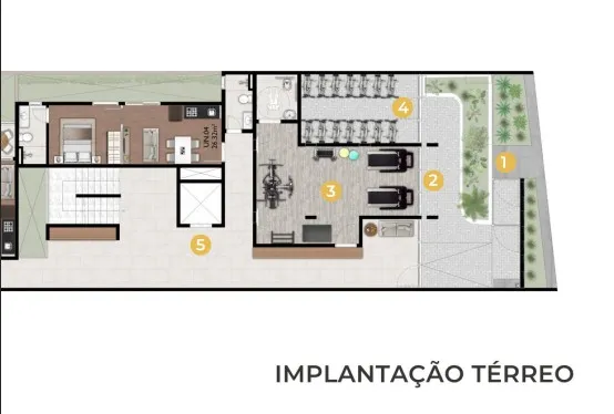 Studio à venda com 32m², 0 quartos sem vaga - 13