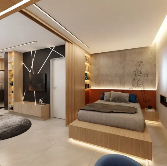 Apartamento à venda com 32m², 2 quartos sem vaga - 1