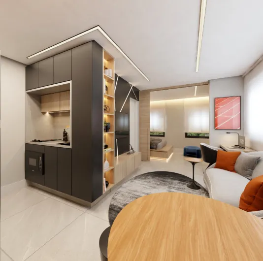 Apartamento à venda com 32m², 2 quartos sem vaga - 0