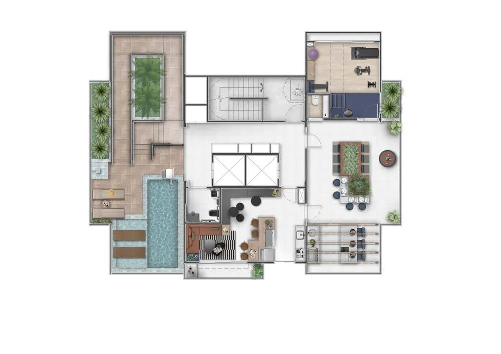 Apartamento à venda com 37m², 1 quarto sem vaga - 34