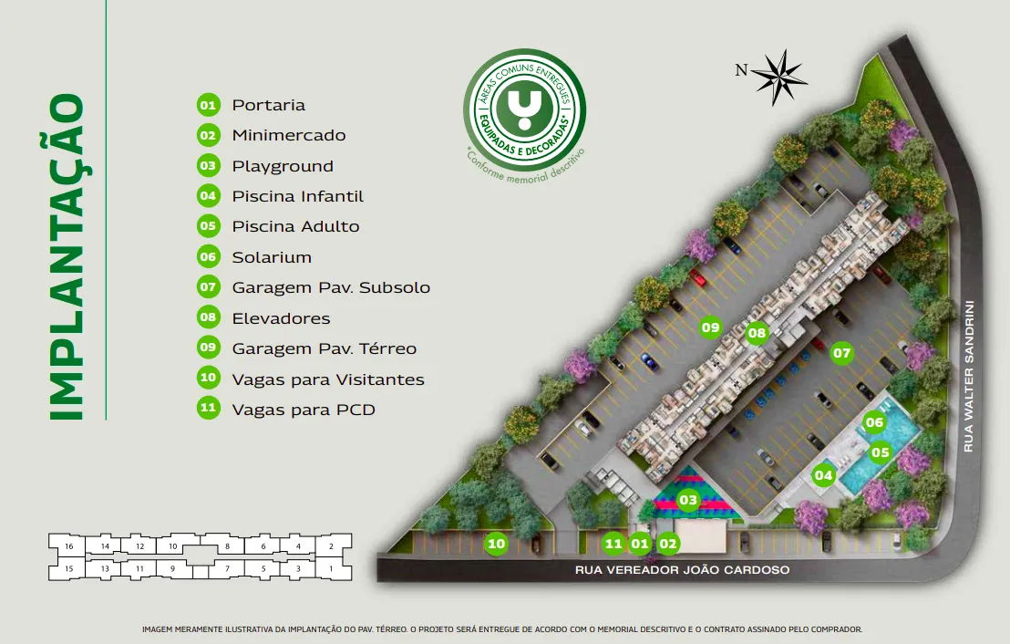 Apartamento à venda com 39m², 2 quartos com vaga - 14