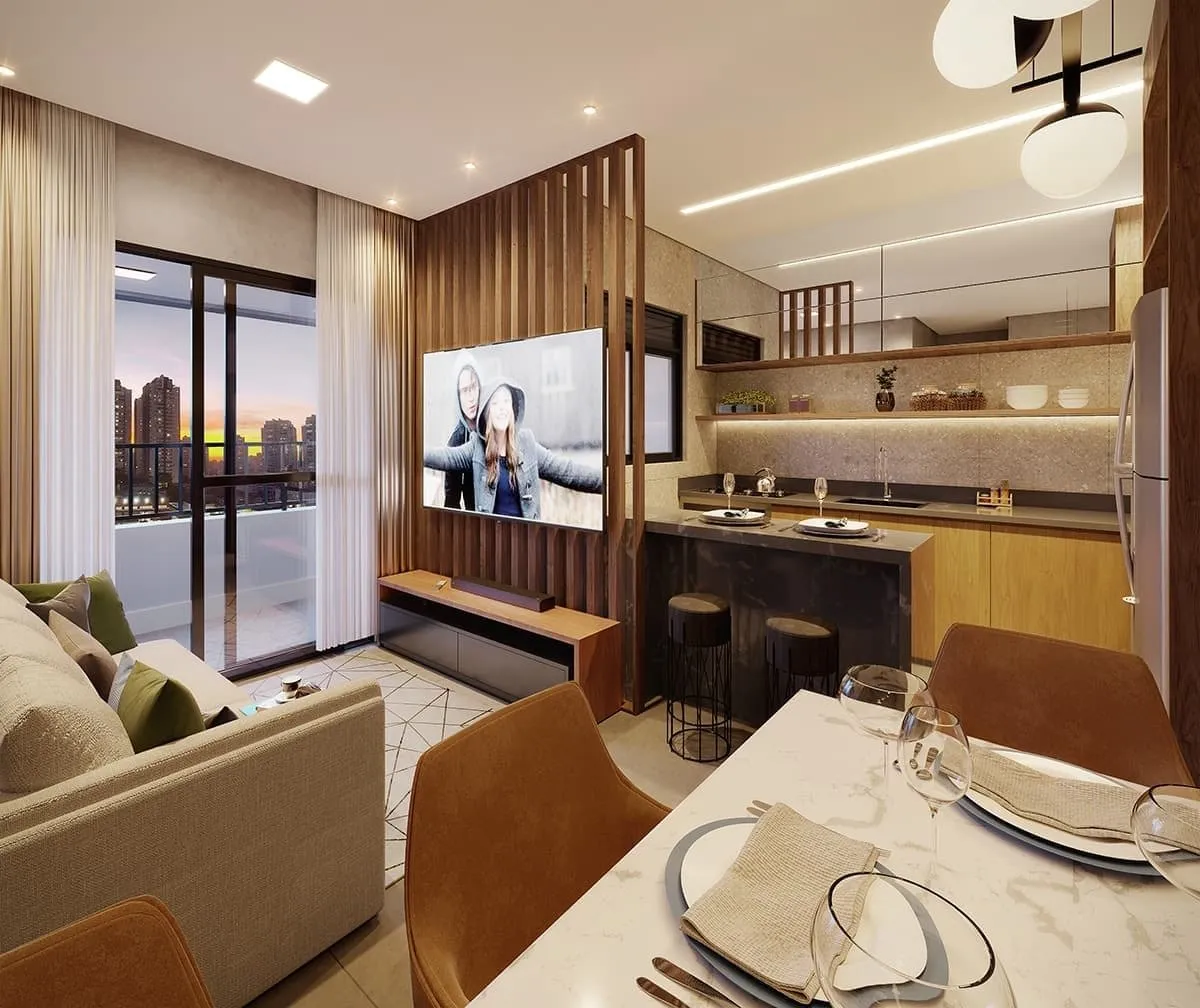 Apartamento à venda com 58m², 2 quartos com vaga - 1