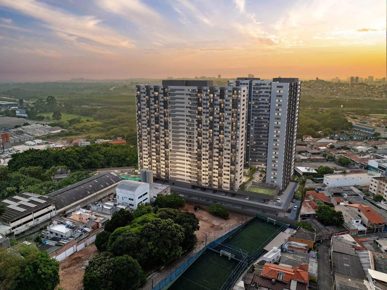 Apartamento à venda com 34m², 1 quarto sem vaga - 21