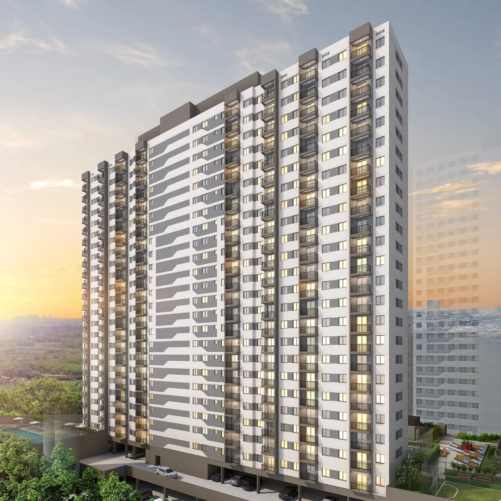 Apartamento à venda com 34m², 1 quarto sem vaga - 23