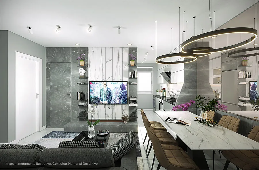 Apartamento à venda com 38m², 2 quartos com vaga - 1