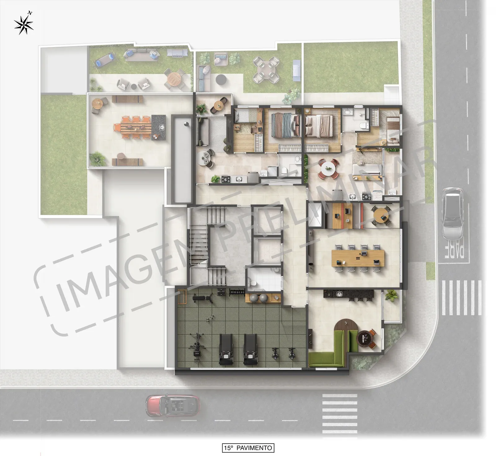 Apartamento à venda com 29m², 1 quarto sem vaga - 18