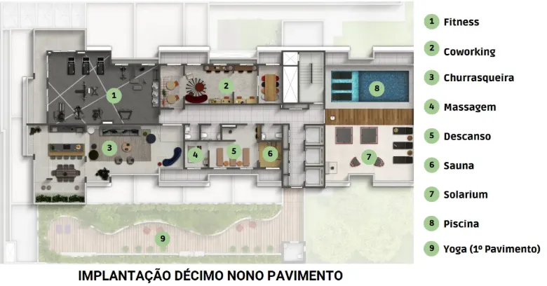 Studio à venda com 26m², 0 quartos sem vaga - 21