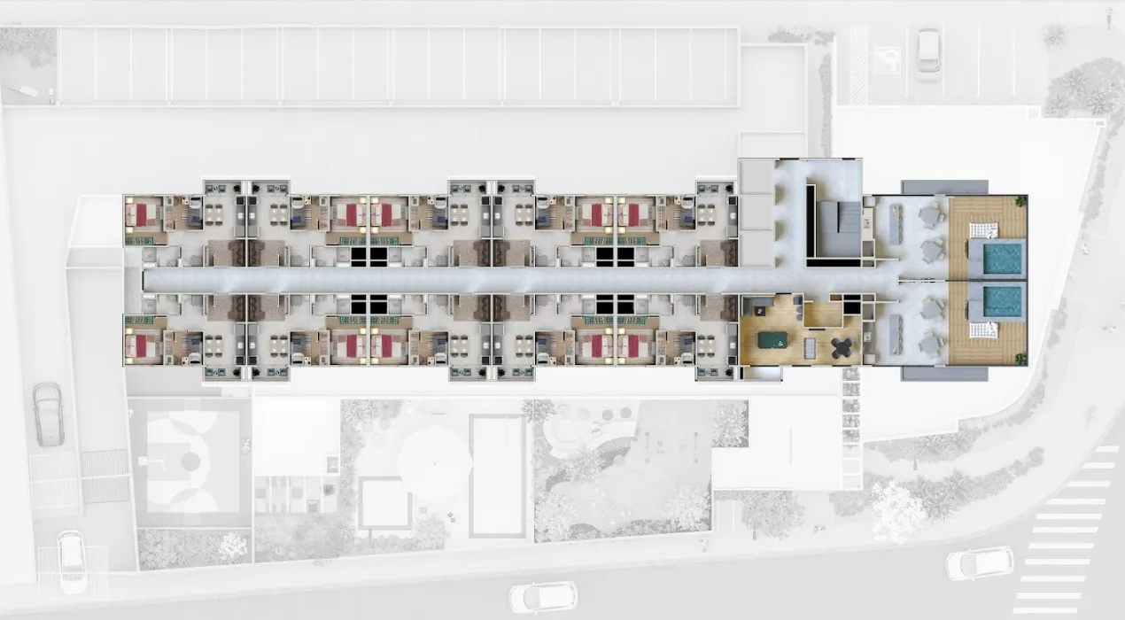 Apartamento à venda com 37m², 2 quartos com vaga - 30