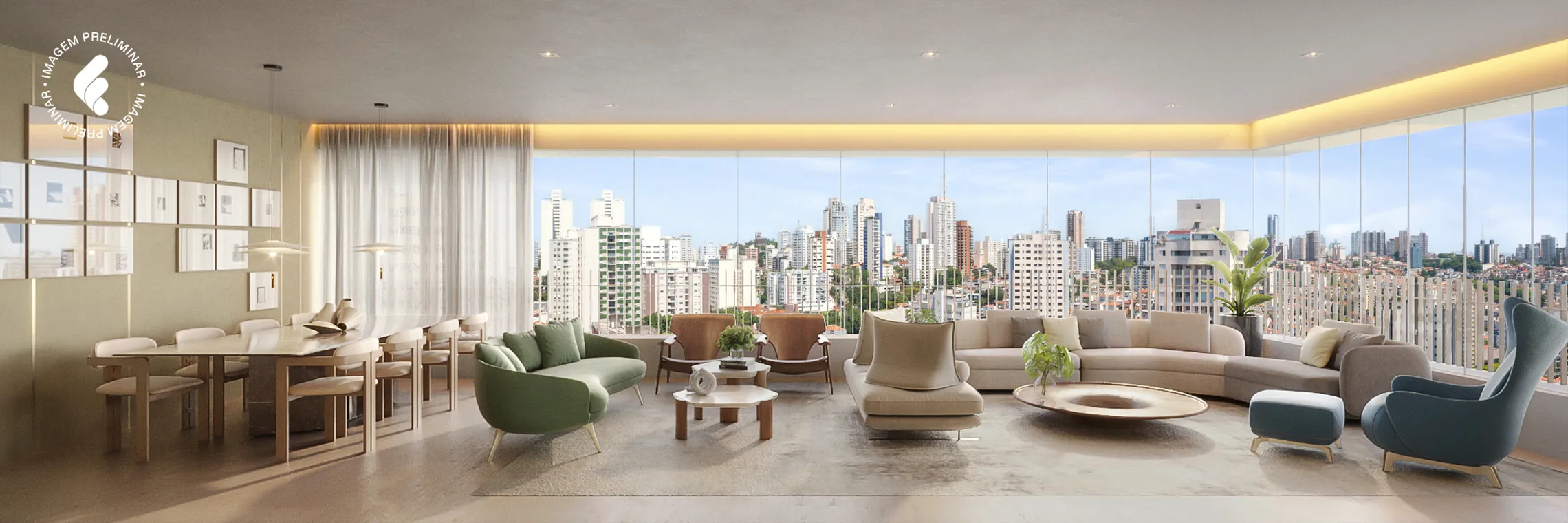 Apartamento à venda com 263m², 4 quartos com vaga - 2