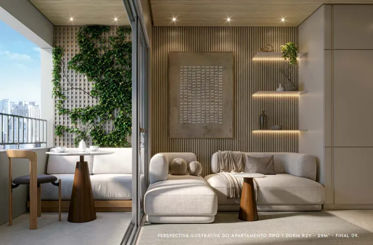 Apartamento à venda com 29m², 1 quarto sem vaga - 0