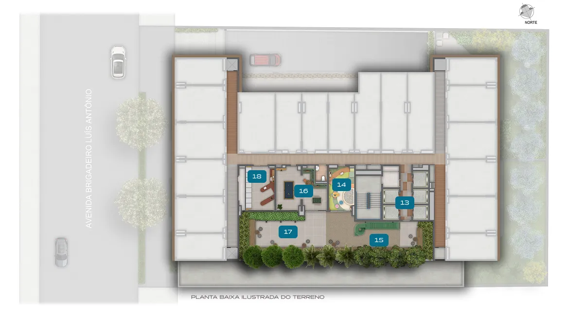 Studio à venda com 26m², 0 quartos sem vaga - 18