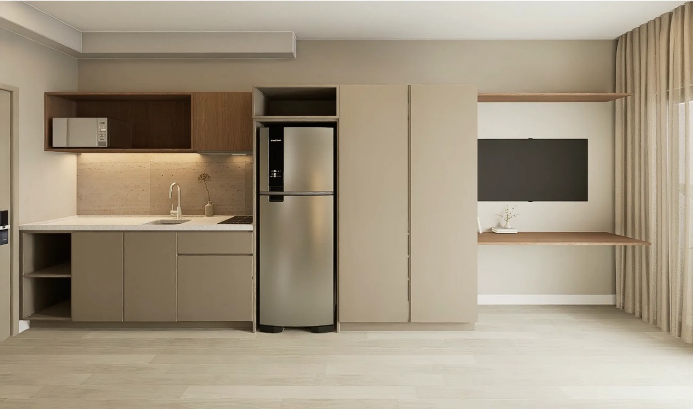 Apartamento à venda com 38m², 1 quarto sem vaga - 2