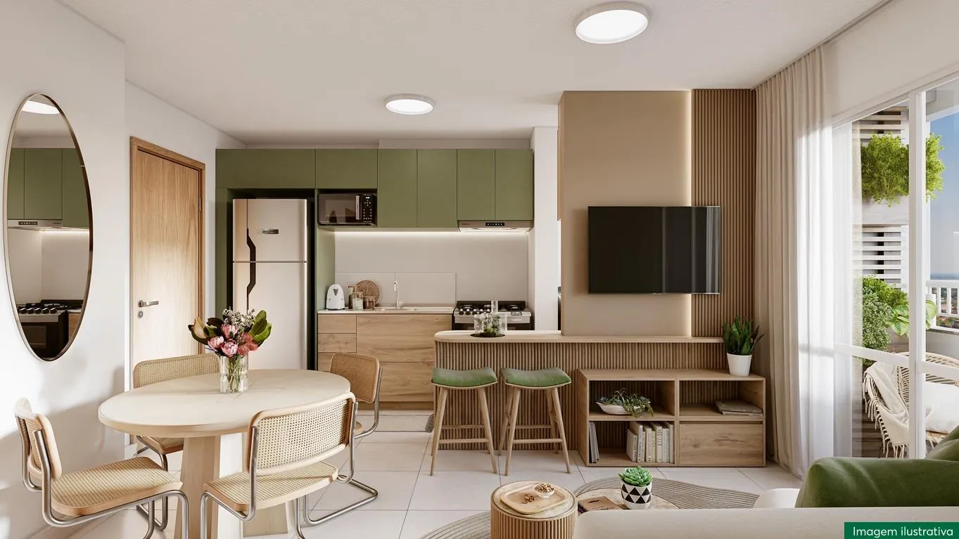 Apartamento à venda com 33m², 2 quartos sem vaga - 0