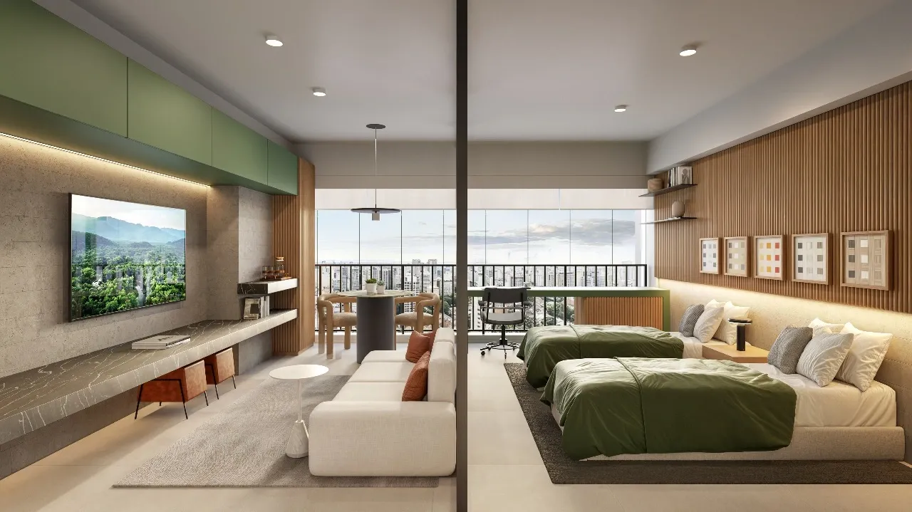 Apartamento à venda com 33m², 1 quarto sem vaga - 1