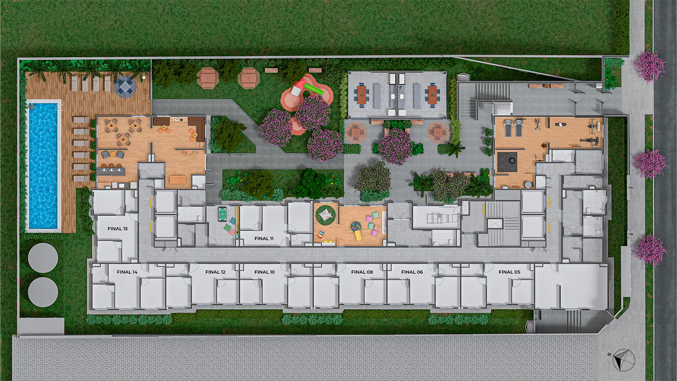 Apartamento à venda com 37m², 2 quartos sem vaga - 10