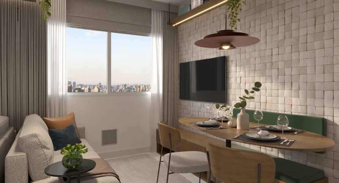 Apartamento à venda com 32m², 2 quartos com vaga - 1