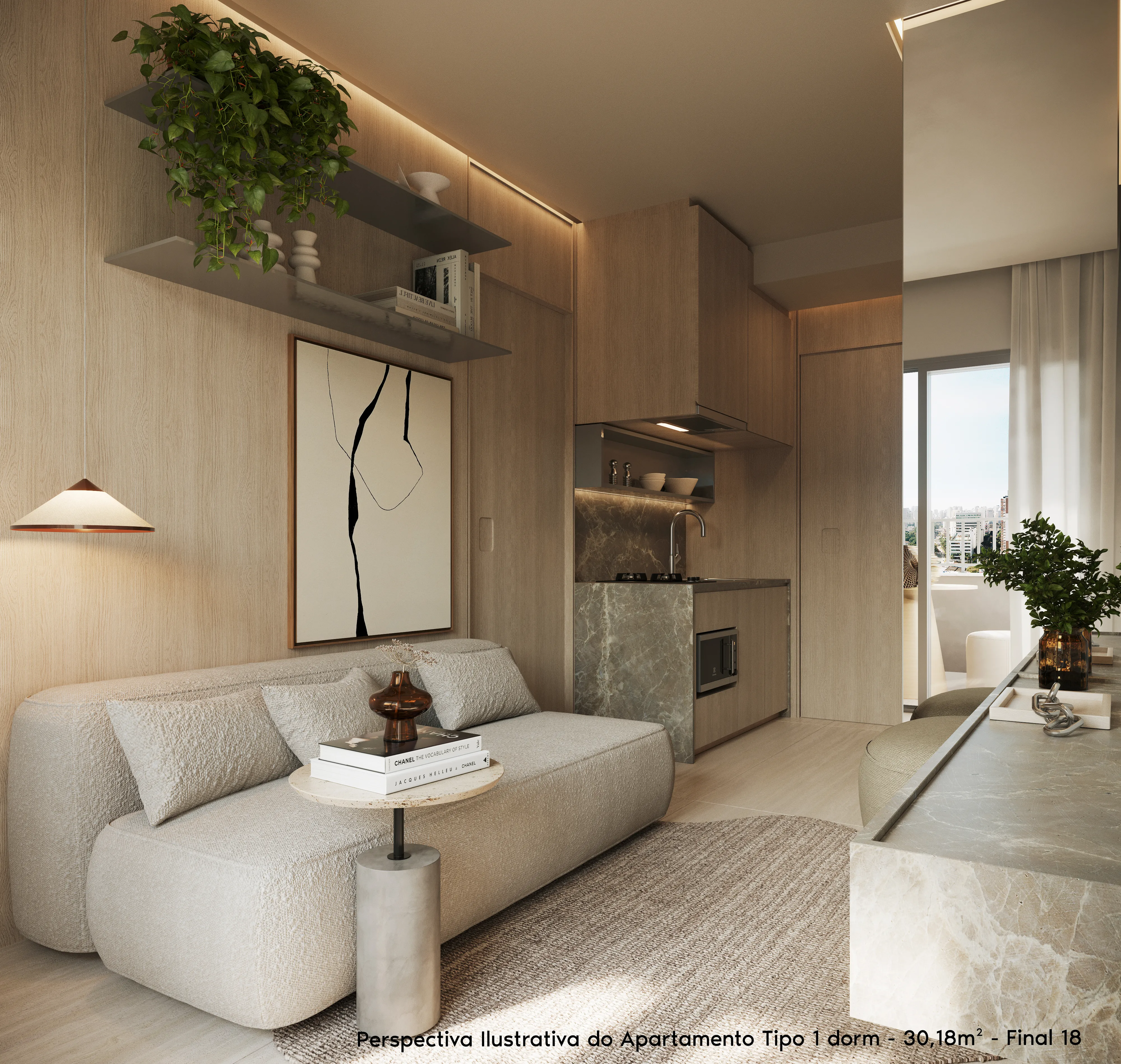 Apartamento à venda com 39m², 2 quartos sem vaga - 2