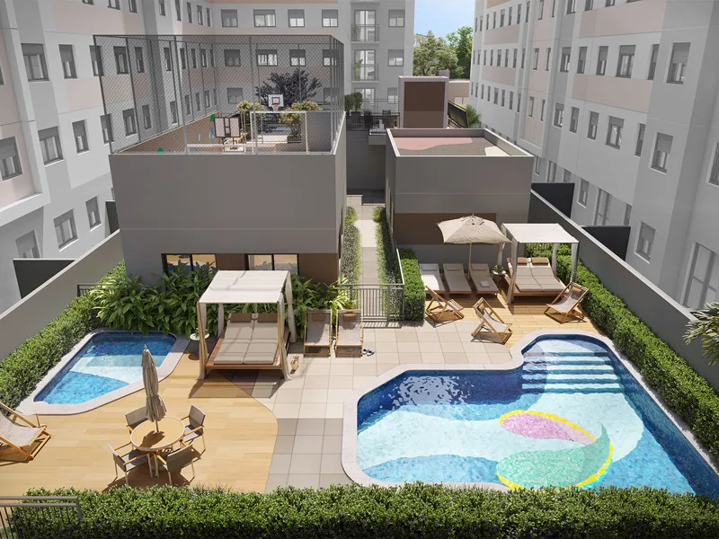 Apartamento à venda com 37m², 2 quartos sem vaga - 2