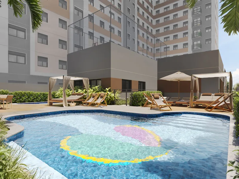 Apartamento à venda com 37m², 2 quartos sem vaga - 1