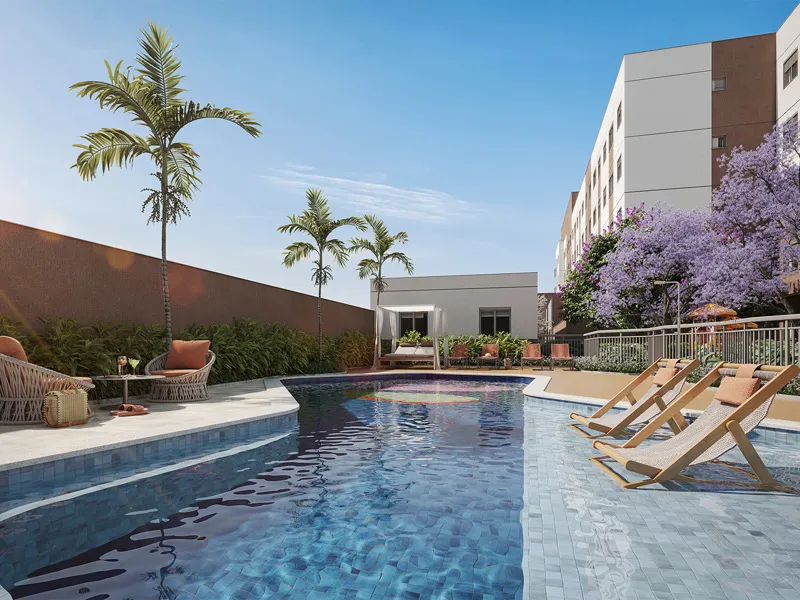 Apartamento à venda com 41m², 2 quartos sem vaga - 1