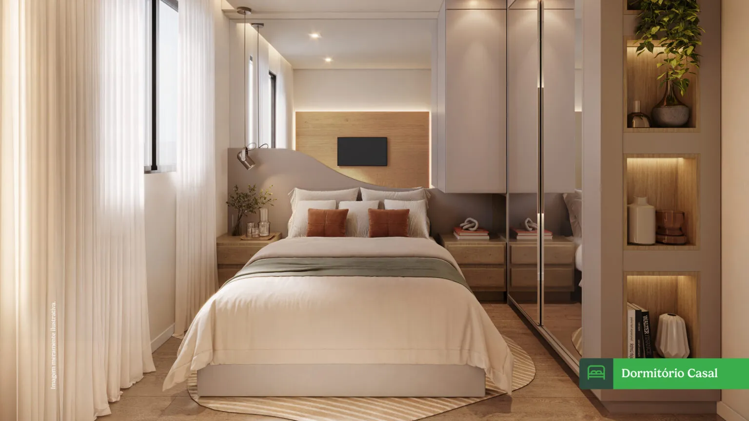 Apartamento à venda com 35m², 2 quartos sem vaga - 1