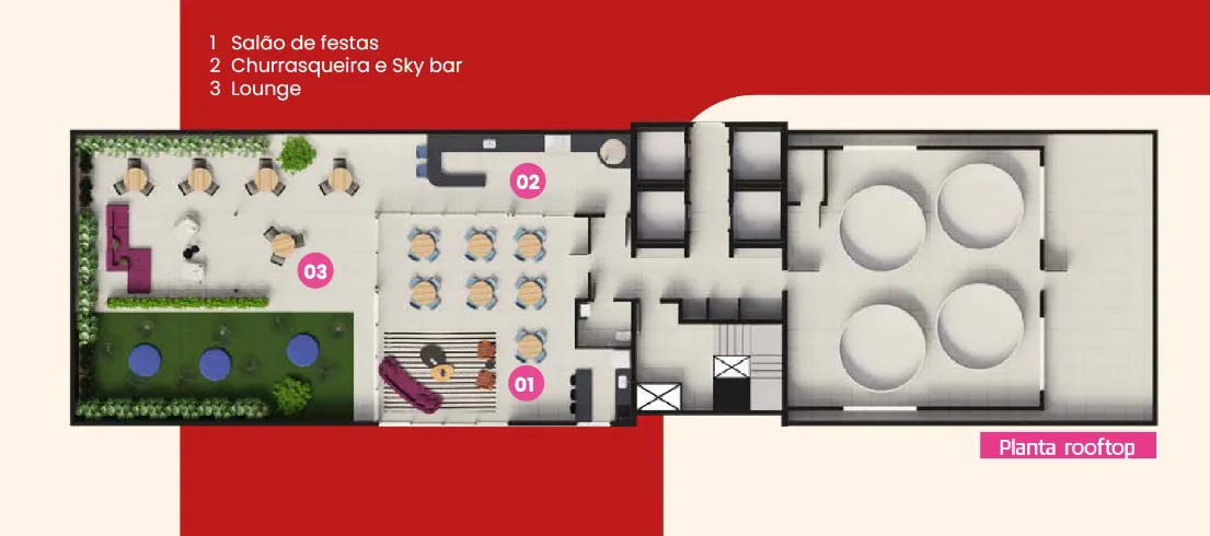 Apartamento à venda com 36m², 2 quartos sem vaga - 15