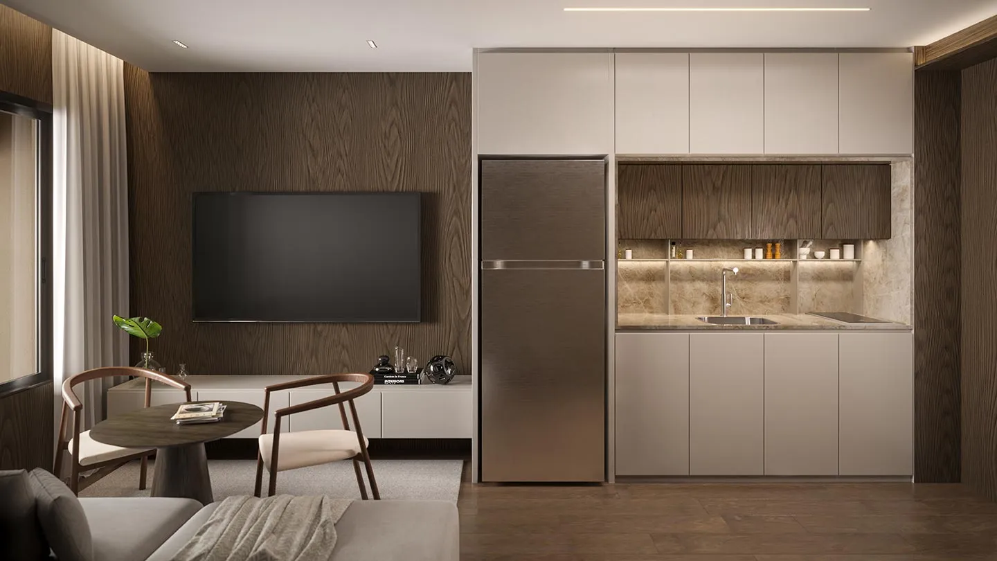 Apartamento à venda com 31m², 1 quarto sem vaga - 0