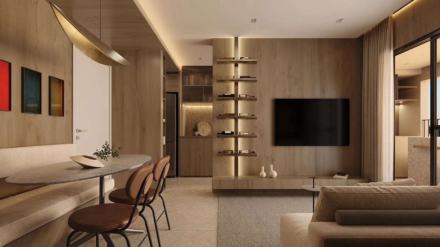 Apartamento à venda com 95m², 3 quartos com vaga - 2