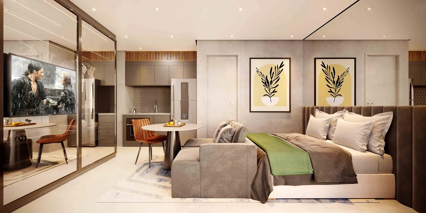 Studio à venda com 24m², 0 quartos sem vaga - 0