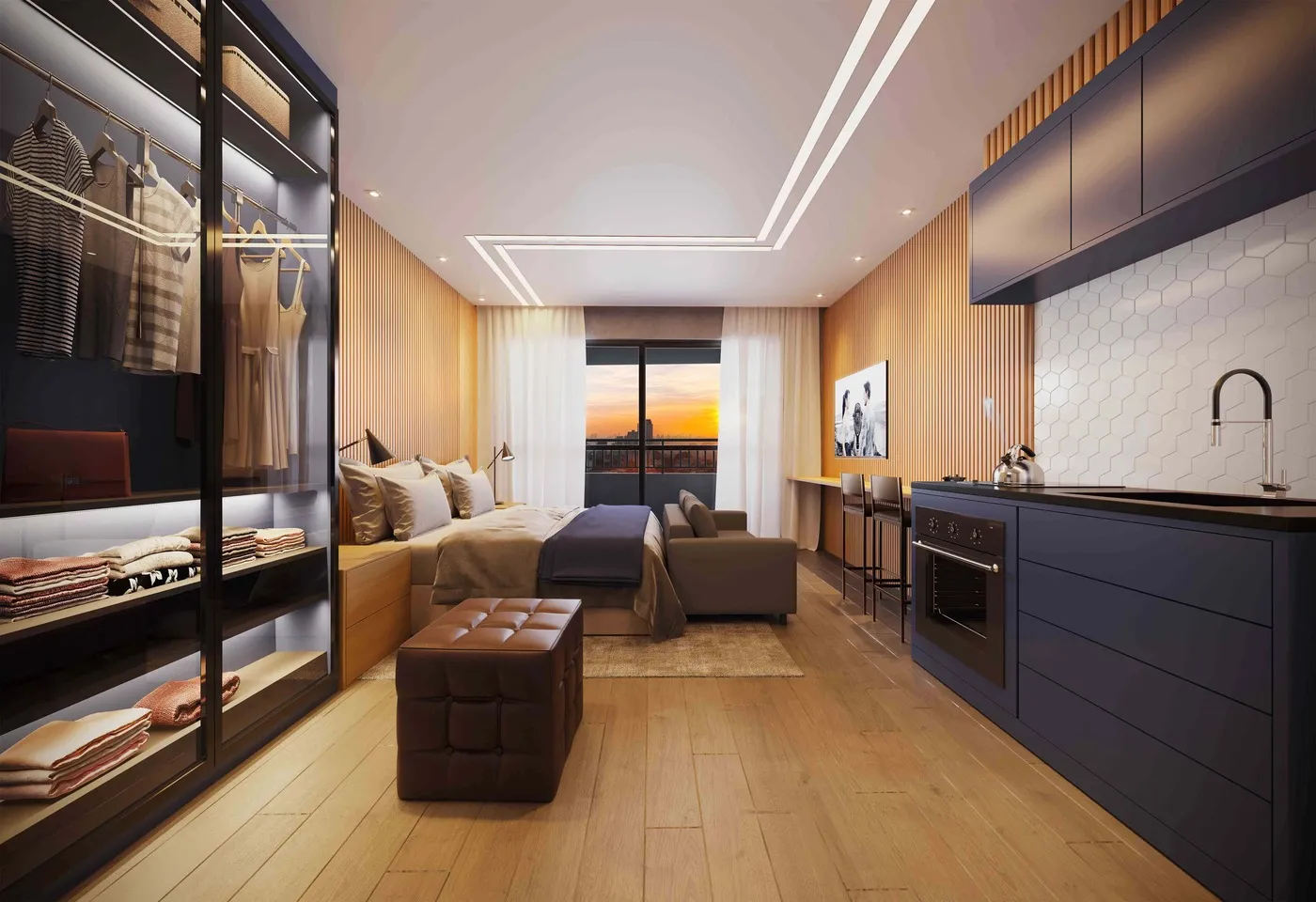 Studio à venda com 24m², 0 quartos sem vaga - 1