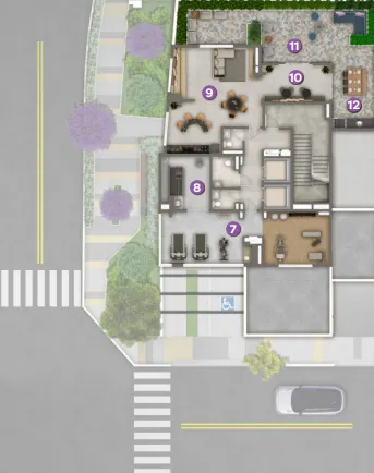 Studio à venda com 24m², 0 quartos sem vaga - 17