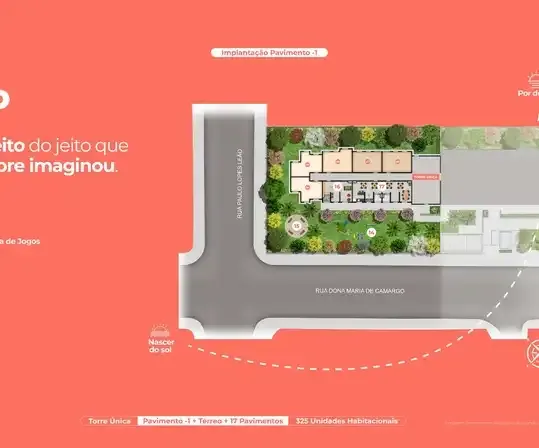 Apartamento à venda com 27m², 2 quartos sem vaga - 14