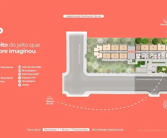 Apartamento à venda com 27m², 2 quartos sem vaga - 15