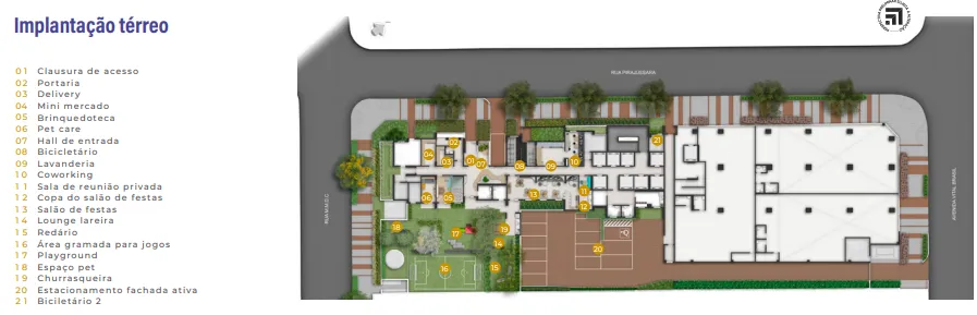 Apartamento à venda com 37m², 2 quartos sem vaga - 22