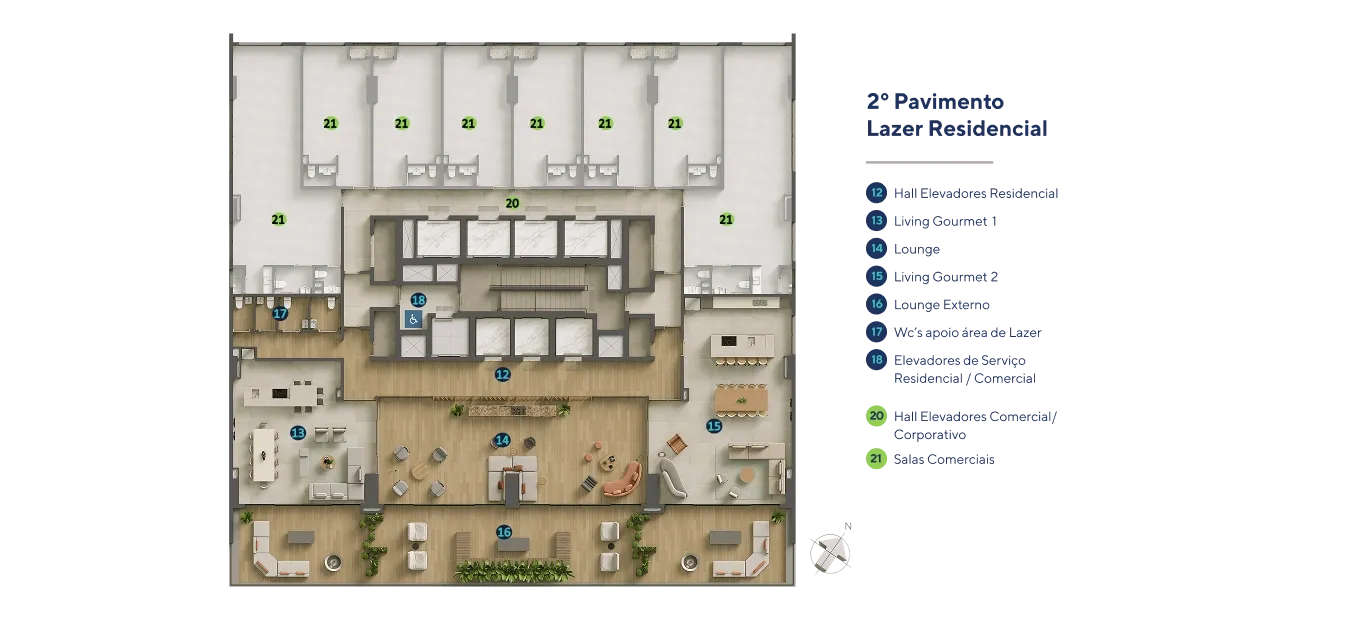 Apartamento à venda com 67m², 2 quartos com vaga - 26