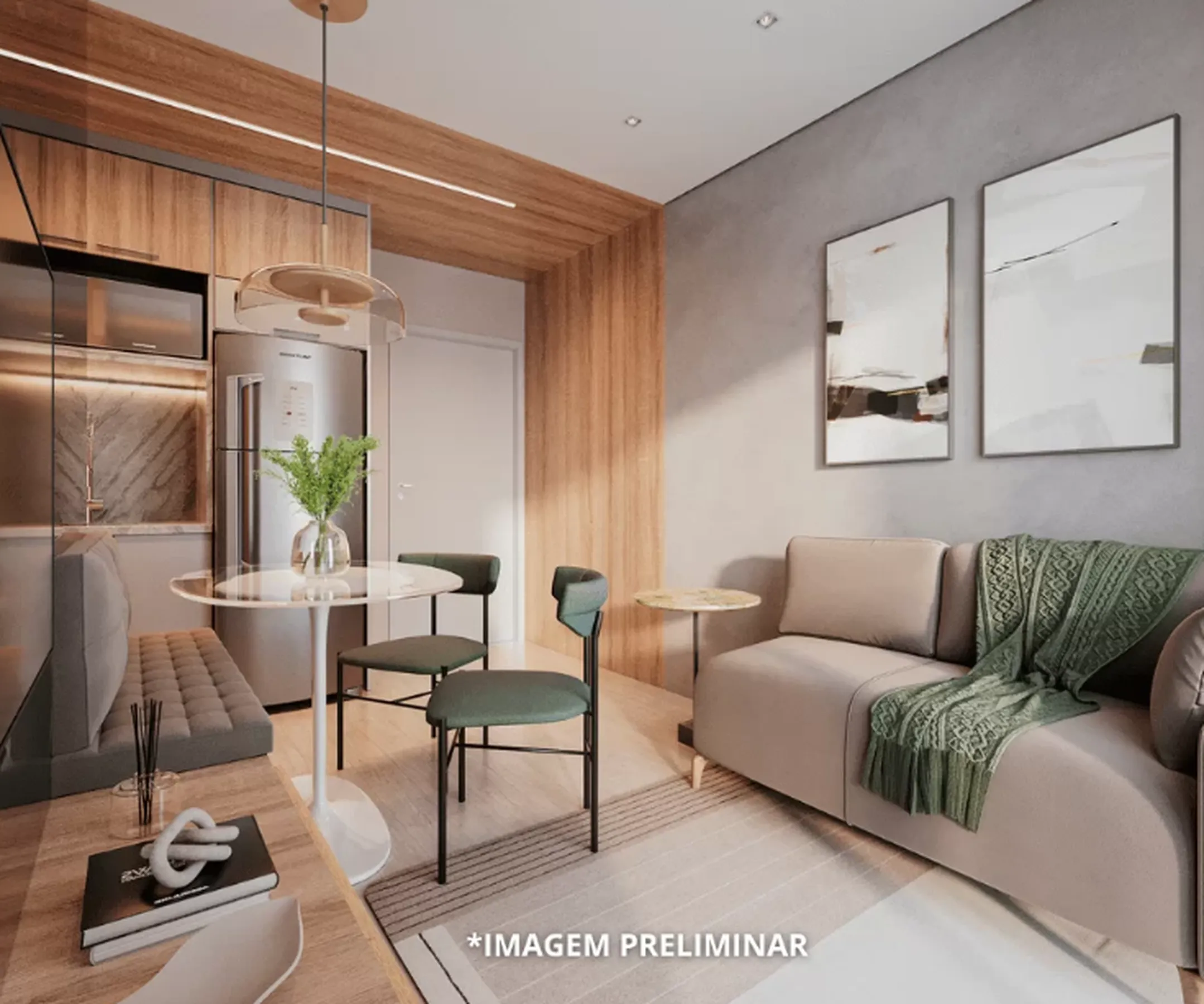 Apartamento à venda com 36m², 2 quartos sem vaga - 2
